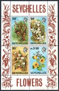 Seychelles 280-283, 283a sheet