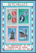 Seychelles 413-416, 416a sheet