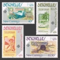 Seychelles 448-451, 451a sheet