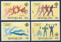 Seychelles 547-550, 550a sheet