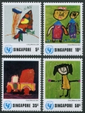 Singapore 218-221, 221a sheet