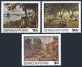 Singapore 254-256, 256a sheet