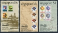Singapore 423-425, 425a sheet