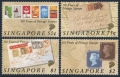 Singapore 563-566, 566a sheet