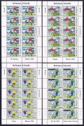 Solomon Islands 1052-1055 sheets/10