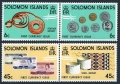 Solomon Islands 360-363a pairs