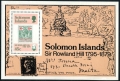 Solomon Islands 393-395 gutter, 396