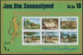 Somalia 444-449, 449a sheet