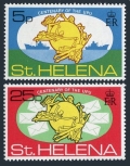 St Helena 283-284 blocks of 4