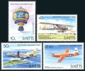 St Kitts 123-126, 126a sheet