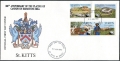 St Kitts 285-288 FDC