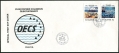 St Kitts 341-342 FDC