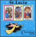 St Lucia 378a sheet