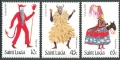 St Lucia 803-805, 806 sheet