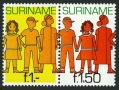 Surinam 572a-572b, 572 sheet
