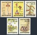 Surinam B318-B322, B321a sheet