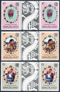 Swaziland 382-384 gutter