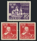 Sweden 351-355, 356, 357 x2