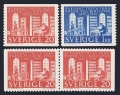 Sweden 600-601, 602 pair mlh