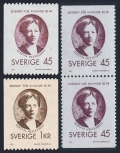 Sweden 883-884, 885 pair