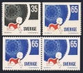 Sweden 896-897, 898 pair