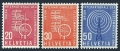 Switzerland Official ITU 10O4-10O5-10O7, 1960y mlh
