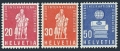 Switzerland Official IBE 4O43-O44-O46 1960y