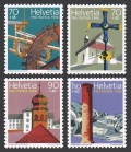 Switzerland B613-B616, B615a booklet
