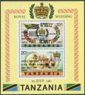 Tanzania 179-180, 180a sheet