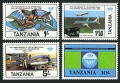 Tanzania 246-249,  249a sheet