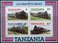 Tanzania 271-274, 274a sheet