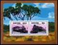 Tanzania 284-288, 289 ab sheet