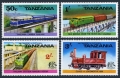 Tanzania 62-65, 65a sheet