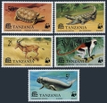 Tanzania 82-86, 86a sheet