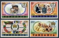 Tanzania 87-90, 90a sheet
