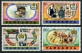 Tanzania 99-102 smaller letters