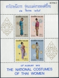 Thailand 629-632, 632a sheet