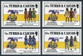 Turks and Caicos 705-708, 709
