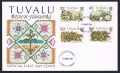 Tuvalu 231-234 FDC