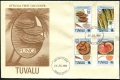 Tuvalu 497-500 FDC