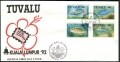 Tuvalu 629-632 FDC