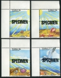 Tuvalu 649-652 SPECIMEN