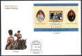 Tuvalu 750-755a pairs, 756 2 FDC