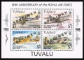 Tuvalu 763-766, 767 ad sheet SPECIMEN