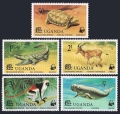 Uganda 176-180, 180a sheet