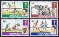 Uganda 181-184, 184a sheet