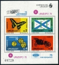 Uruguay 1007 ad sheet