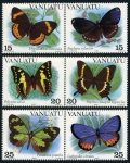 Vanuatu 346-348 ab hor pairs