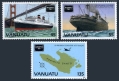 Vanuatu 419-421 mnh-