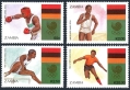 Zambia 456-459. 460-461 sheets